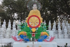 Shakyamuni Buddha and the host of Bodhisattvas